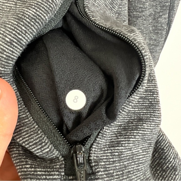 Lululemon In Stride Jacket Black / Wee Stripe Black Heathered Black women 8 - Picture 12 of 15